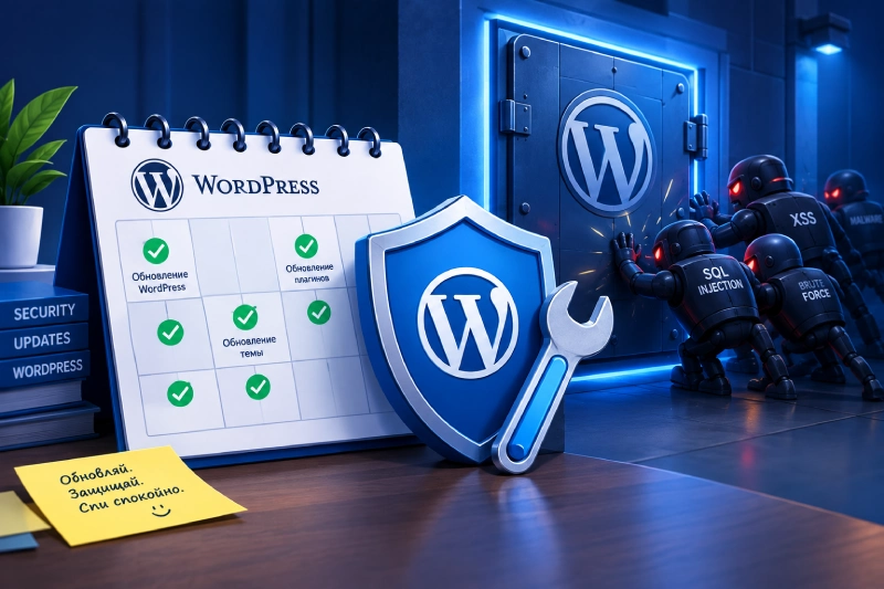 Киберзащита WordPress: обновляй и защищай