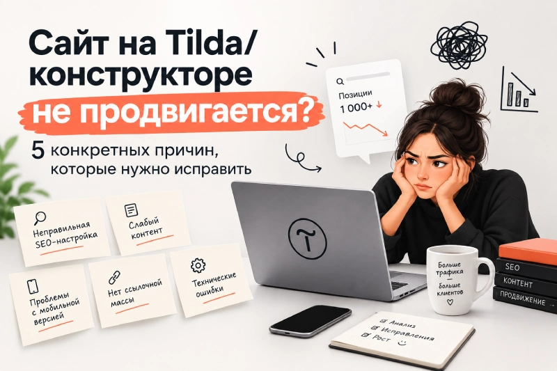 5 причин почему сайт не продвигается