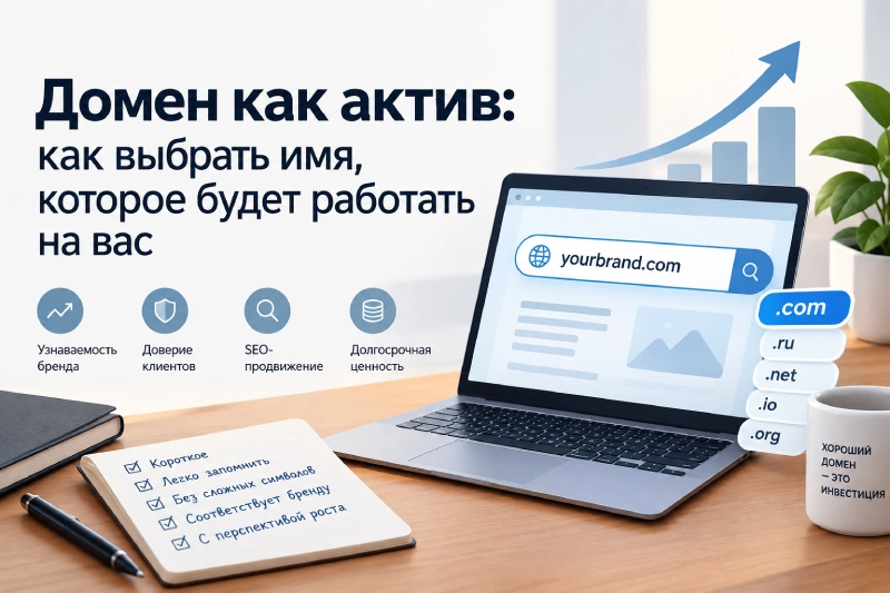 Домен как актив: имя, работающее на вас