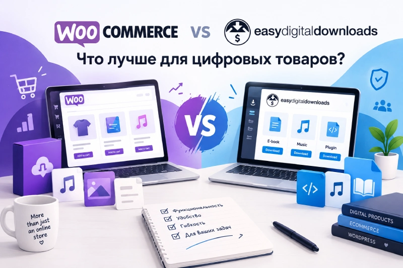 WooCommerce или Easy Digital Downloads
