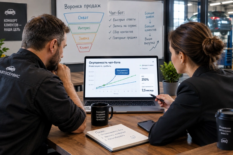 Совещание об окупаемости автосервиса