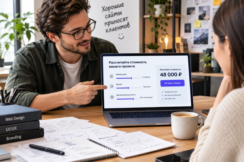 Консультация над дизайном сайта